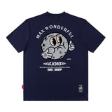 Men T Shirt West Coast Cartoon Printed Short Sleeve T-shirt Men and Women Loose Casual
