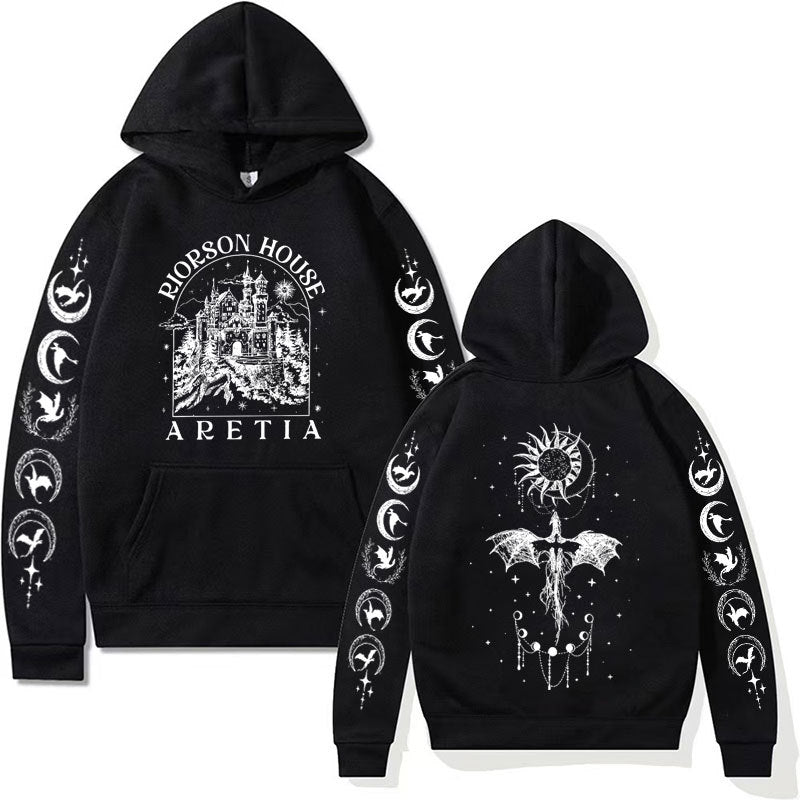 Xaden Riorson House Hoodies Iron Flame Dragon Rider Four