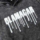 Men Hoodie Washed Old Hooded Sweater Men's Autumn and Winter Letter Printing