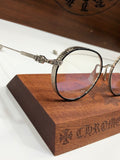 CHH Chrome Hearts Glasses Ultra Light Retro Literary Flat Mirror Myopia Glasses Frame