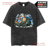 Anime ONE PIECE Roronoa Zoro T Shirt Y2k Harajuku Fashion