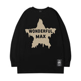 Men Long Sleeve Shirt Autumn and Winter round Neck Long Sleeve T-shirt Men and Women Loose All-Match Casual