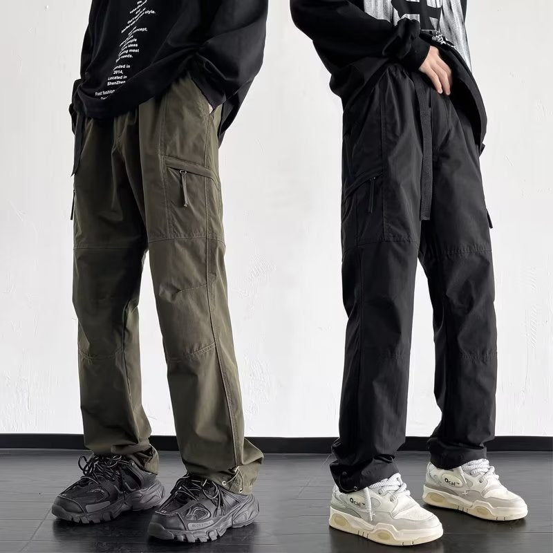 Men Sweatpants Men's Spring and Autumn Paratrooper Pants Trendy Brand Ruan Shuai