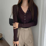 Women Long Sleeve Shirt Long Sleeve Slim Fit Slimming Top