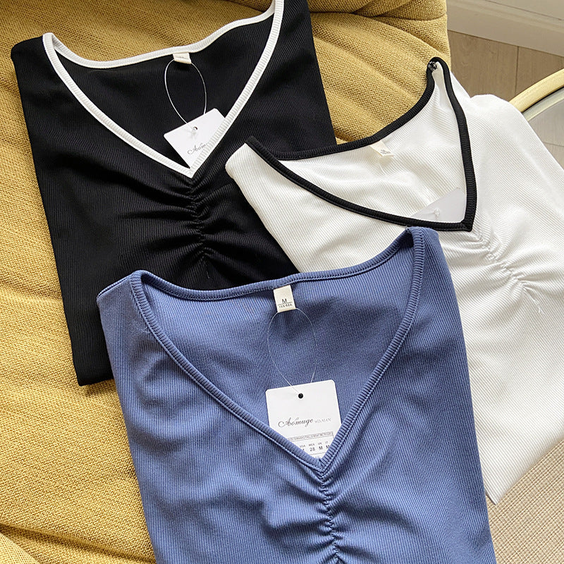 Women T-Shirt Short-Sleeved White T-shirt Women's Summer Top