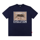 Men's T Shirt Printed Short-Sleeved T-shirt Men's and Women's Vibe Style Loose