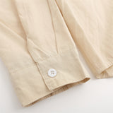 Men Long Sleeved T Shirt Cartoon Embroidery Shirt Coat Men's Loose Casual Spring and Autumn Long Sleeve Shirt