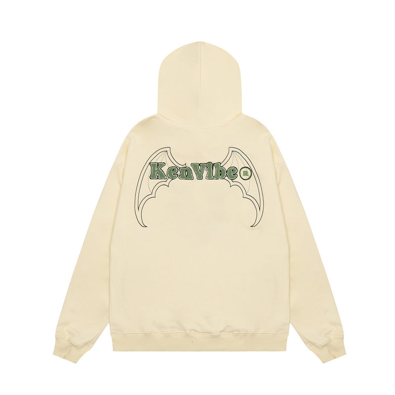 Men Hoodie Embroidered Hoodie Men's Spring and Autumn Loose Pullover Top