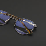 CHH Chrome Hearts Glasses Gold Silk Glasses Frame Retro Women's Ultra Light Polygon Pure Titanium Vision Frame