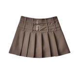 Women Skirt High Waist Skirt Women Ins Preppy Style Skirt