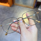 CHH Chrome Hearts Glasses Double beam glasses frame Versatile titanium frame Ultra light myopia glasses frame