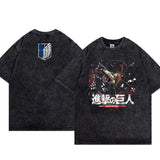 Anime T-shirt Attack on Titan Men's T-shirt  Cotton