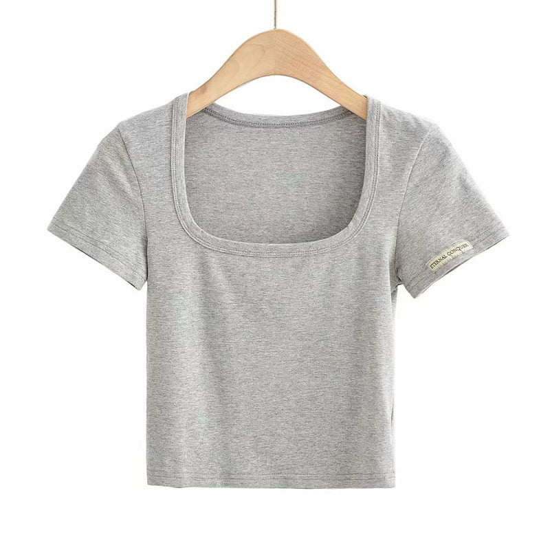 Women T-Shirt Summer Short-Sleeved Bottoming Shirt Short T-shirt
