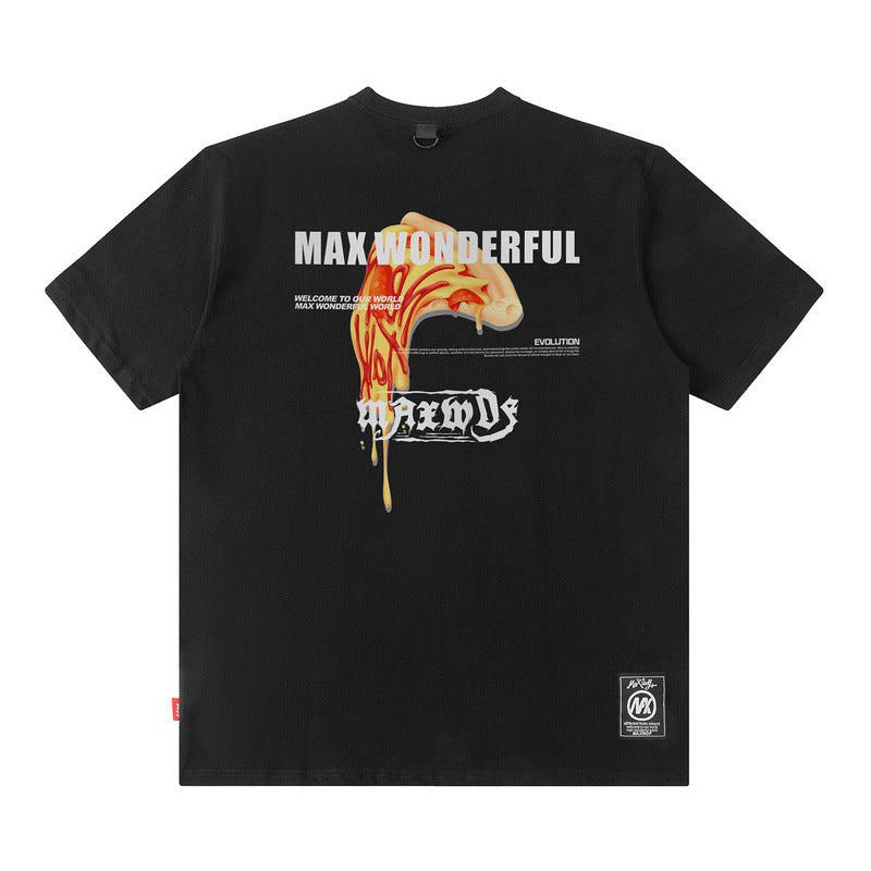 Men's T Shirt Short-Sleeved T-shirt Men's and Women's Spring and Summer Loose Couple