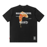 Men T Shirt Couple Short Sleeve Hip Hop Spring and Summer Loose