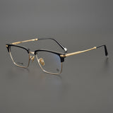 CHH Chrome Hearts Glasses Simple Japanese Business Half Frame Pure Titanium Glasses Frame