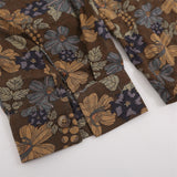 Men Long Sleeved T Shirt Vintage Floral Shirt Men's Ins Casual Long Sleeve Printed Loose Cardigan