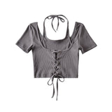 Women's T-Shirt Short-Sleeved T-shirt Women's Summer Slimming Top