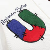 Men Long Sleeved T Shirt Embroidered Letter Long Sleeve Shirt Men's Loose Casual Contrast Color Shirt Spring and Autumn