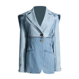 Frankie Shop Hourglass Blzer Autumn Stitching Versatile Suit Coat