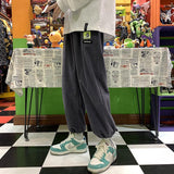 Men Sweatpants Spring and Autumn Ins Fashion Brand Loose Tappered Sweatpants