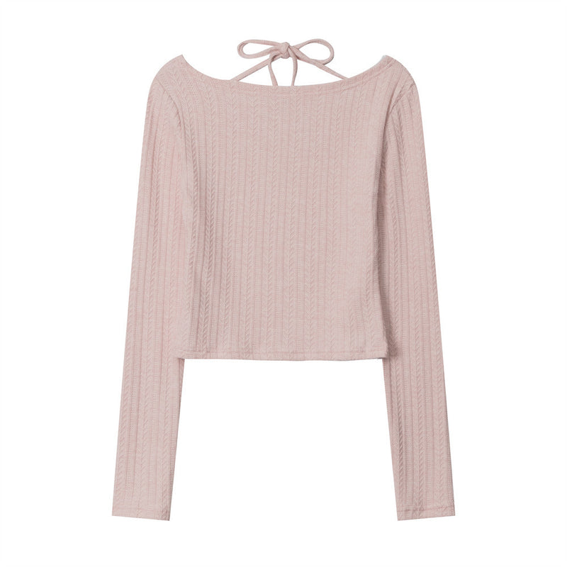 Women Long Sleeve T-Shirt Long Sleeve T-shirt Girls' Spring and Autumn Bottoming Top