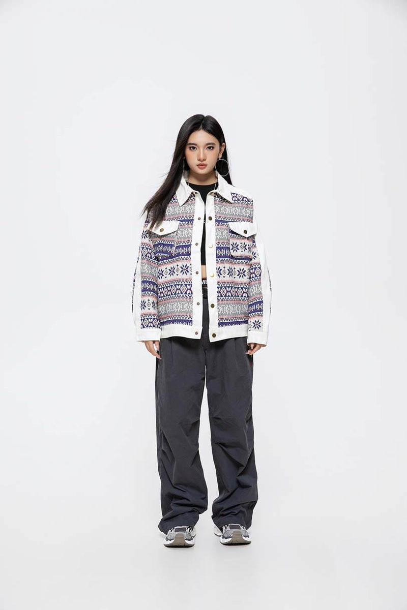 Unisex Jacket Autumn Ethnic Style Long Sleeve Coat Women's Clothing