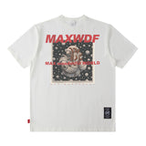 Men T Shirt Men's Short-Sleeved T-shirt American Style Hip Hop Loose