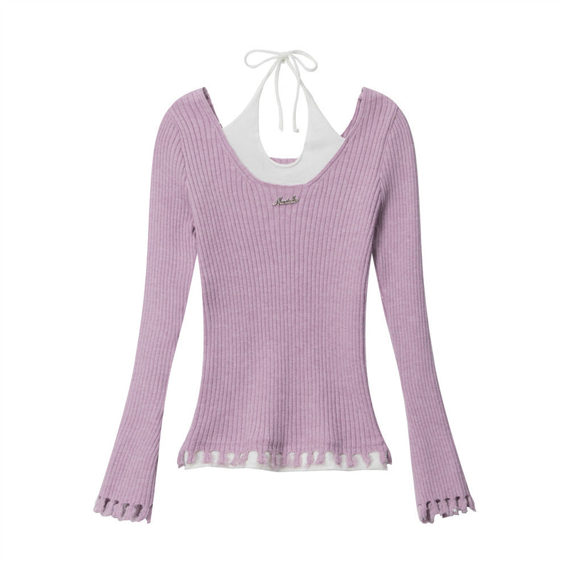 Women Sweater Long-Sleeved Sweater Women's Autumn Slim-Fit Sweater