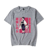 Anime Kochou Shinobu Printed T Shirts