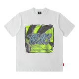 Men T Shirt Street Car Printed Short-Sleeved T-shirt Men's Summer Couple