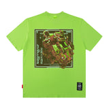 Men T Shirt Couple Summer Short Sleeve Loose Retro Angel Print T-shirt