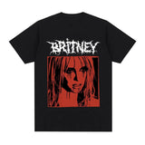 Britney Spears Metal Rock Graphic T-shirt Men Women Fashion