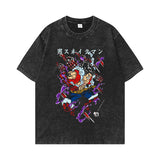 Cus shirt anime one piece Graphic Vintage Tee Shirt Anime