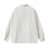 Men Long Sleeved T Shirt Printed Long Sleeve Shirt Men Spring and Autumn Loose Casual Outerwear Coat Shirt