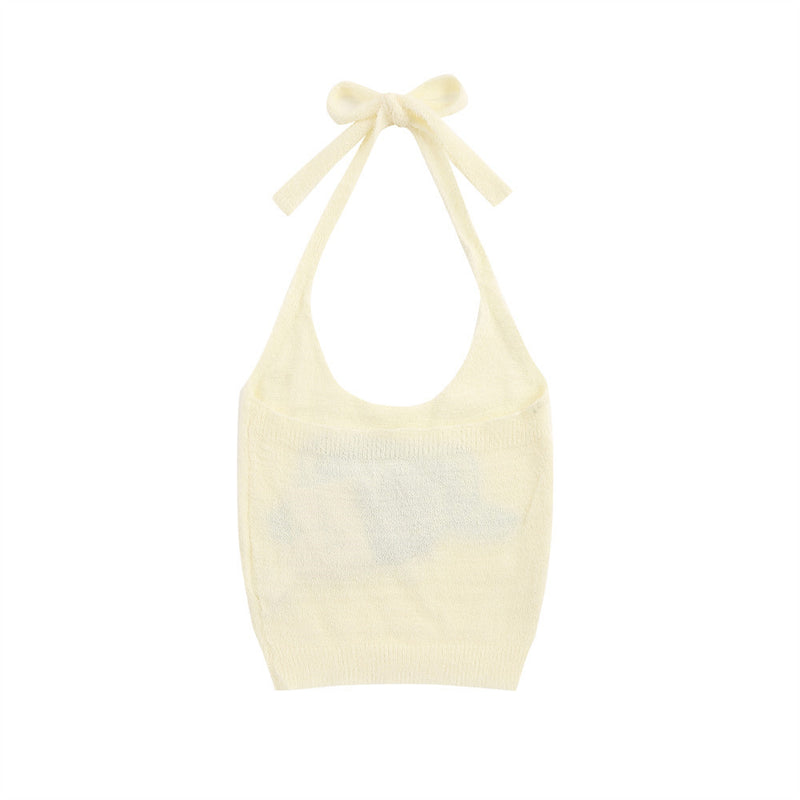 Women Vest Women's Casual Plush Slim-Fit Short Bottoming Sling