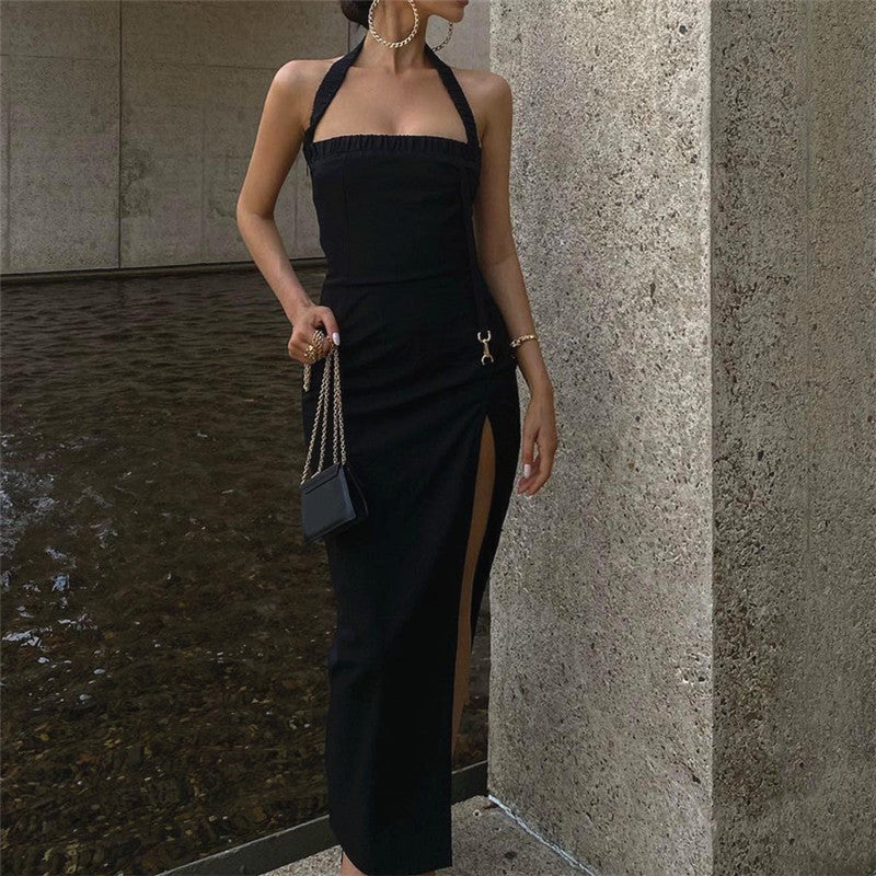 Women Dresses Split Dress Autumn Dress