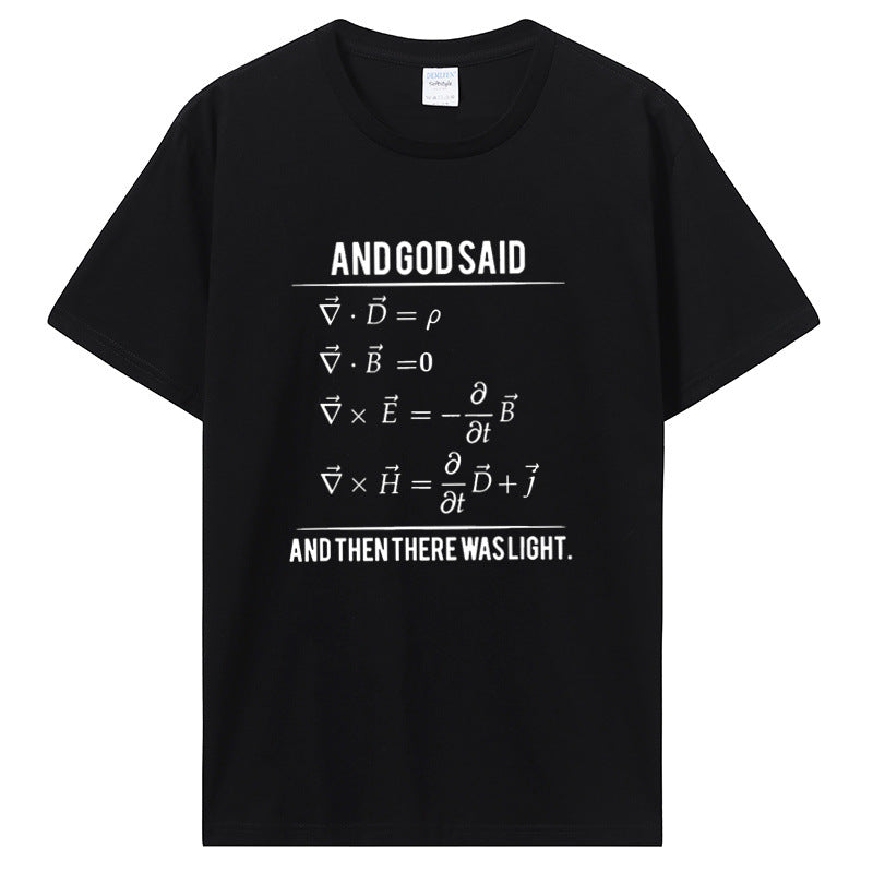 Funny God Said Maxwell Equations and Then There Was Ligh