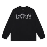 Chh Chrome Heart Long Sleeve Shirt Unisex Fashion Loose Long Sleeve Shirt