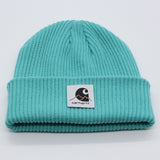 Carhartt Hat Cloth Sticker Knitted Hat Thermal Hat