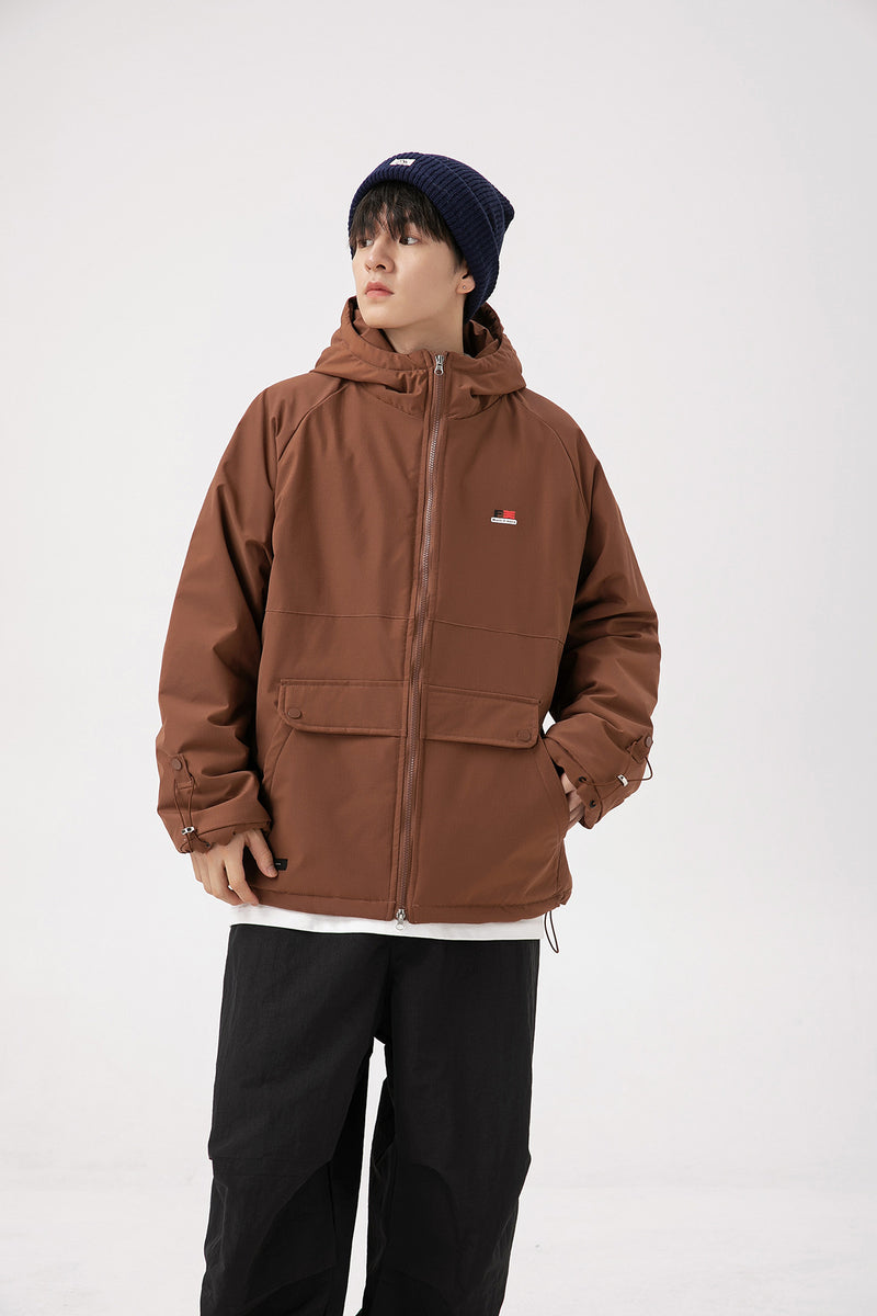 Unisex Hoodie Women's Season Cotton-Padded Coat