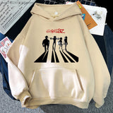 Gorillaz Print Hoodies MenWomen Streetwear Music Band Sweats