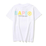 Bathing Ape T Shirt Summer Loose Leisure Pullover Letter Short Sleeve T-shirt