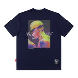Men's T Shirt Printed Short-Sleeved T-shirt Men's and Women's American Retro Loose
