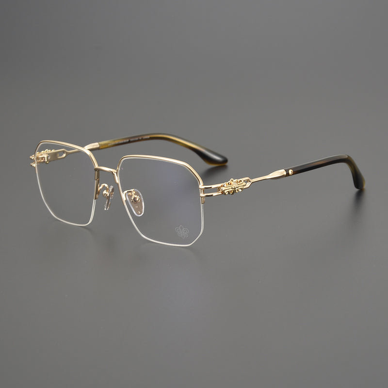 CHH Chrome Hearts Glasses Versatile Titanium Frame Ultra Light Glasses Frame