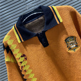 House Of Errors T-Shirt Eye of Truth Jersey Style Half Sleeve T-Shirt Polo Neck Knitted Sweater