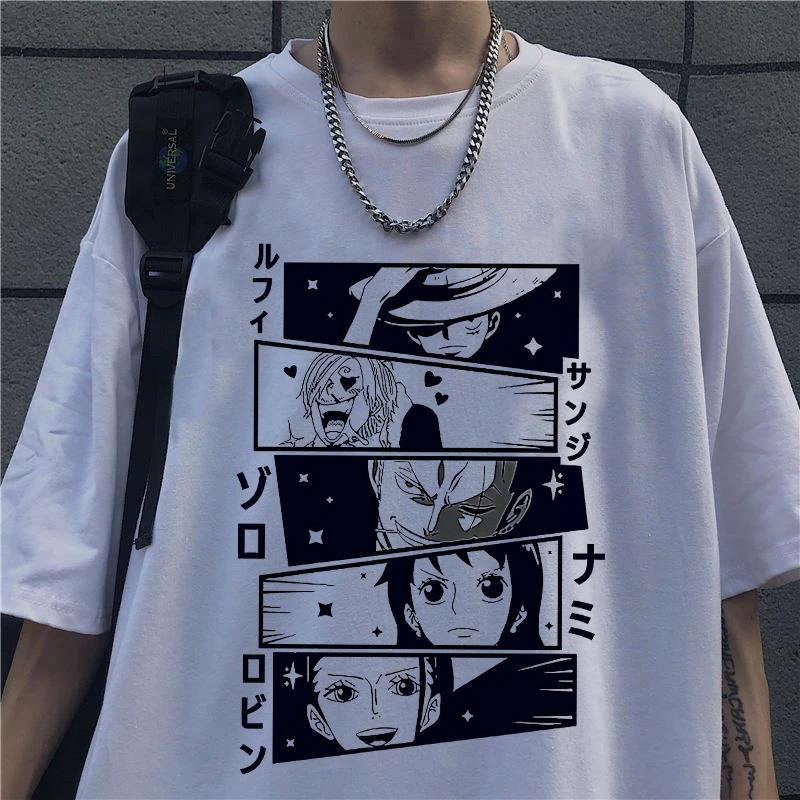 Woman Cotton Tshirt Anime One Piece Luffy