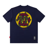 Men T Shirt Spring Summer Chinese Style Text Printed Short Sleeve T-shirt Men and Women Street