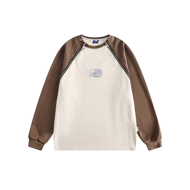 Unisex Jacket Autumn Decoration Zipped round Neck Sweaters Women's Clothing