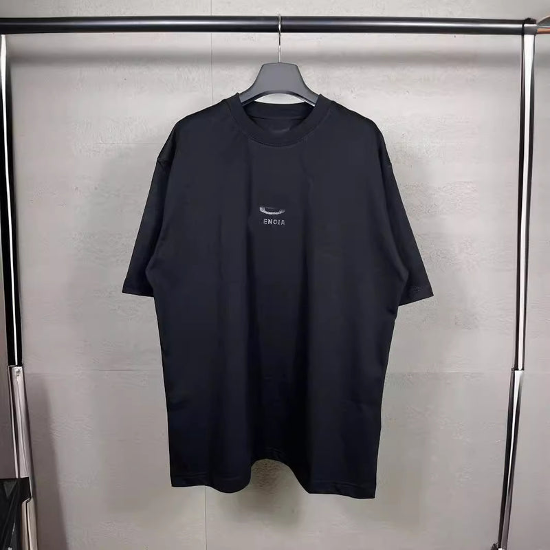 Men T-shirts Classic LOGO Hot Diamond Short Sleeve T-Shirt Short Sleeve Loose Casual